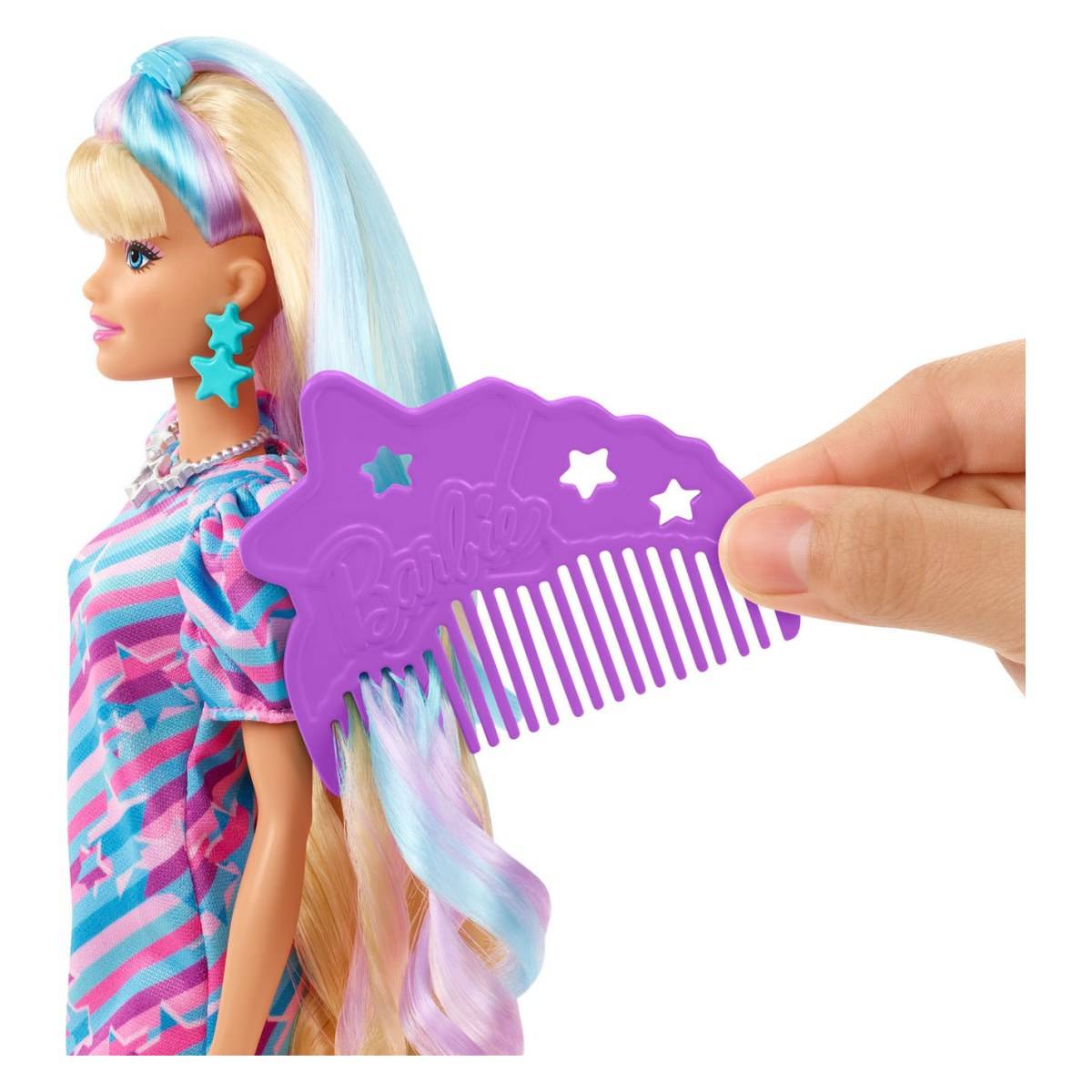 Barbie TOTALLY HAIR MODRI PRAMENI