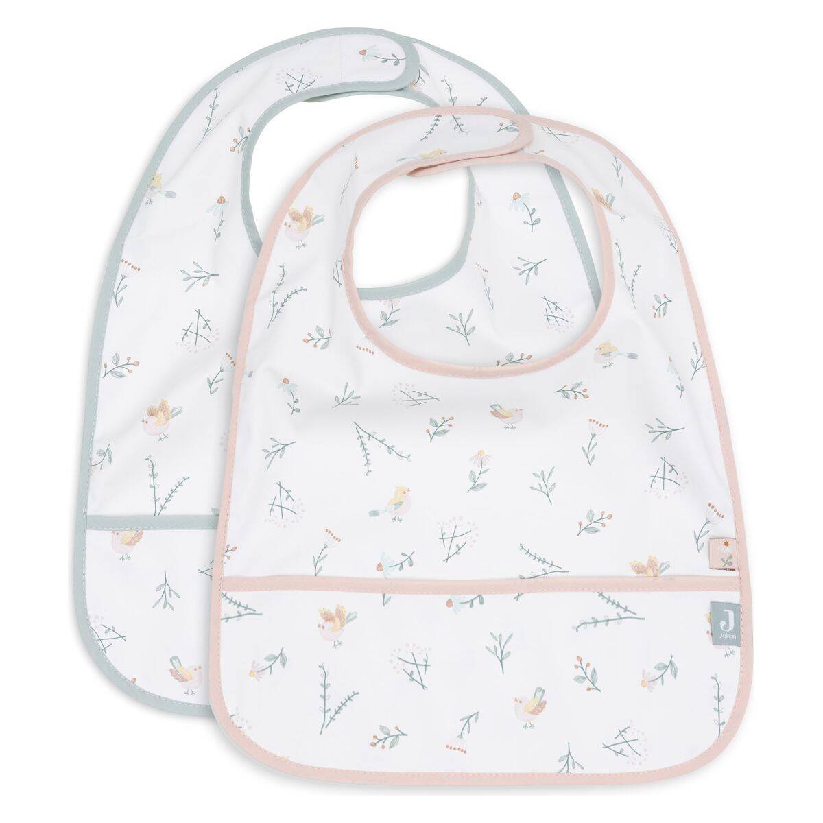 JOLLEIN podbradnjak vodootporni 2/1 Lovely Birds