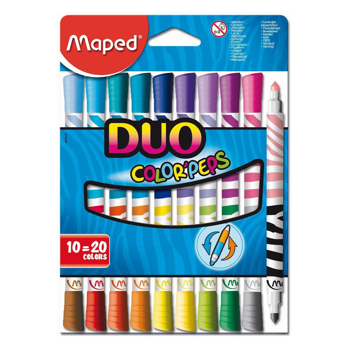 Maped Flomastri Color'Peps Duo