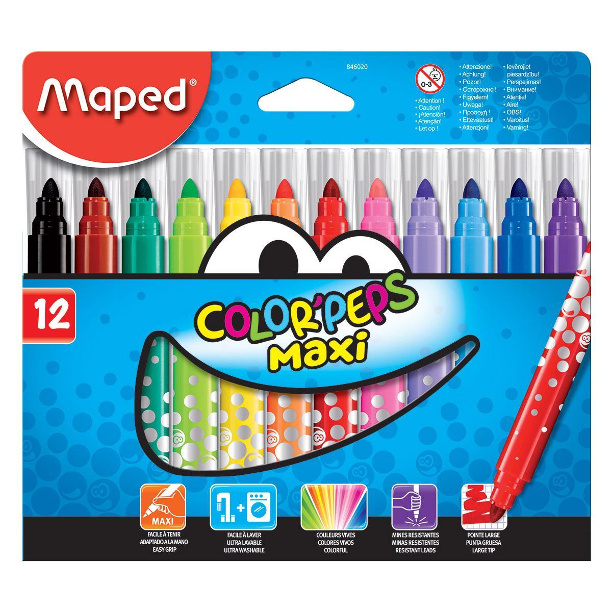 Maped flomastri color'peps maxi