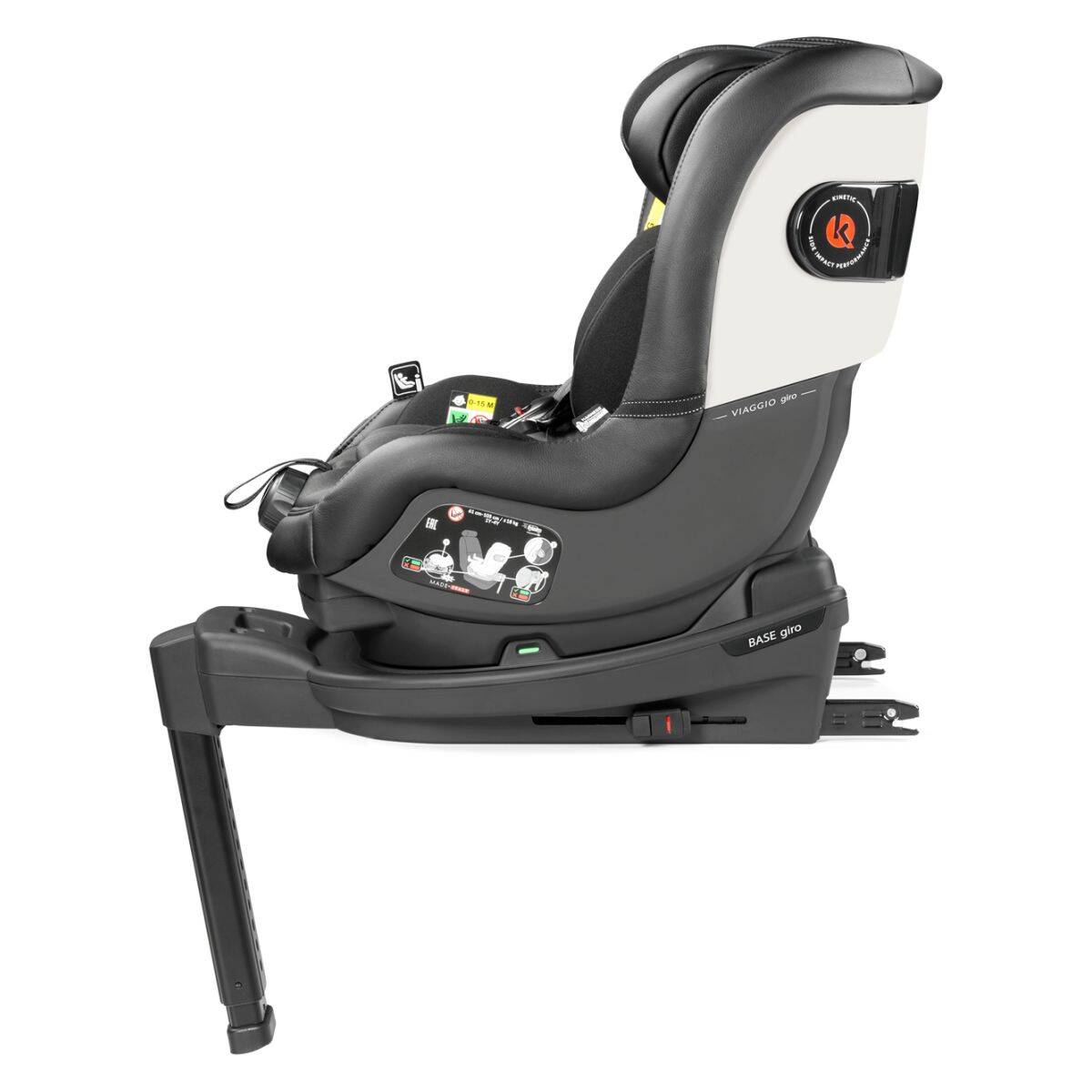 Peg Perego Avtosedež i-size 61-105 cm Viaggio Giro licorice