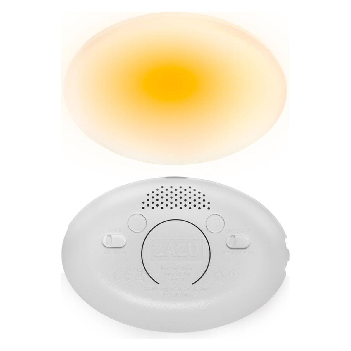 ZAZU mekana Deluxe glazbena igračka za smirenje Zeko Ro - White - USB-C