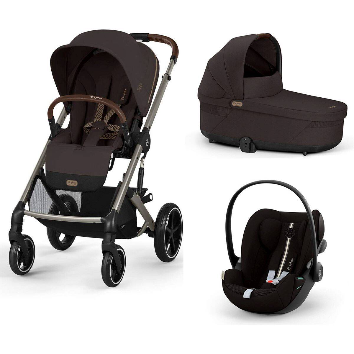 CYBEX kolica 3u1 Balios S Lux chocolate brown 525000113, 525000421, 520003353, 524001378