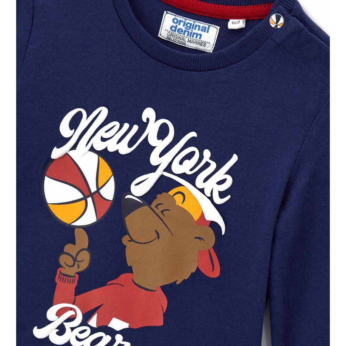 Original Marines majica DR DFA0629NM F Modra 86