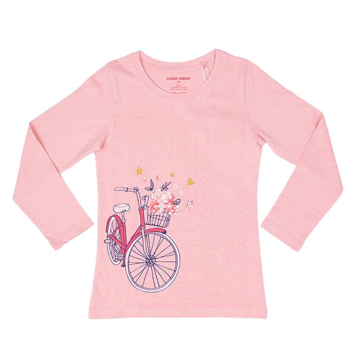 Lucky Kiddo majica DR LK-KGT LS 1_23 D D Roza 92