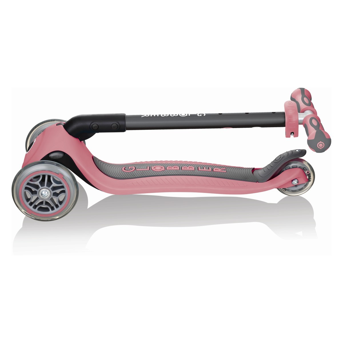 Globber skiro GO UP Deluxe zložljiv temno roza 644-210