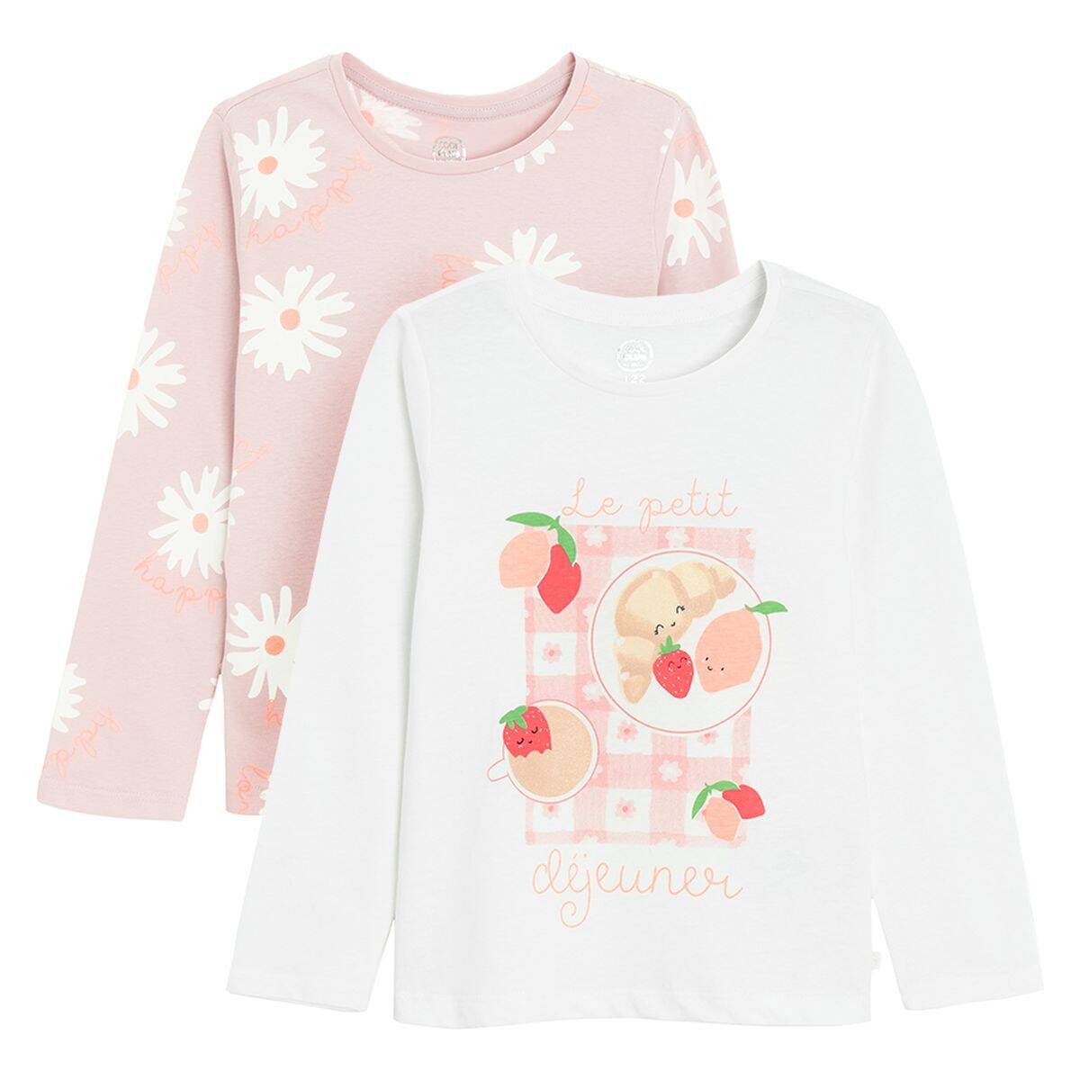 COOL CLUB majica 2 kom DR CCG3011330-00 Ž Šareno 122