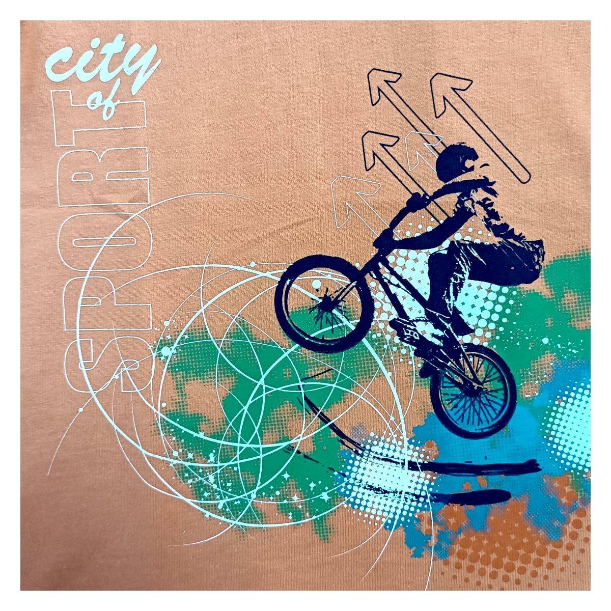 LUCKY KIDDO majica KR LK-KBT SS 1_24_3 M Narančasta 140