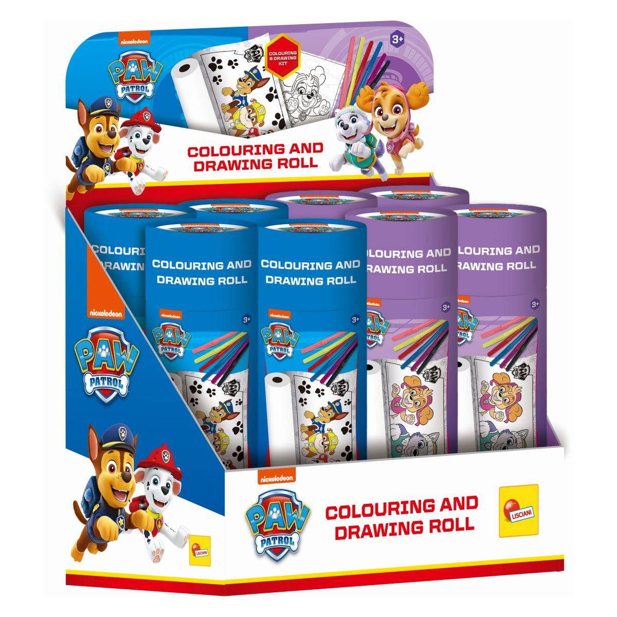 Lisciani Paw Patrol pobarvanka v  roli 104611