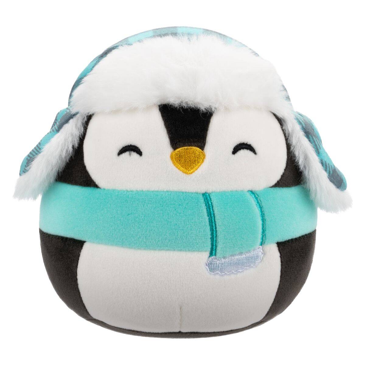 Squishmallows Luna pingvin s kapo in šalom 19 cm