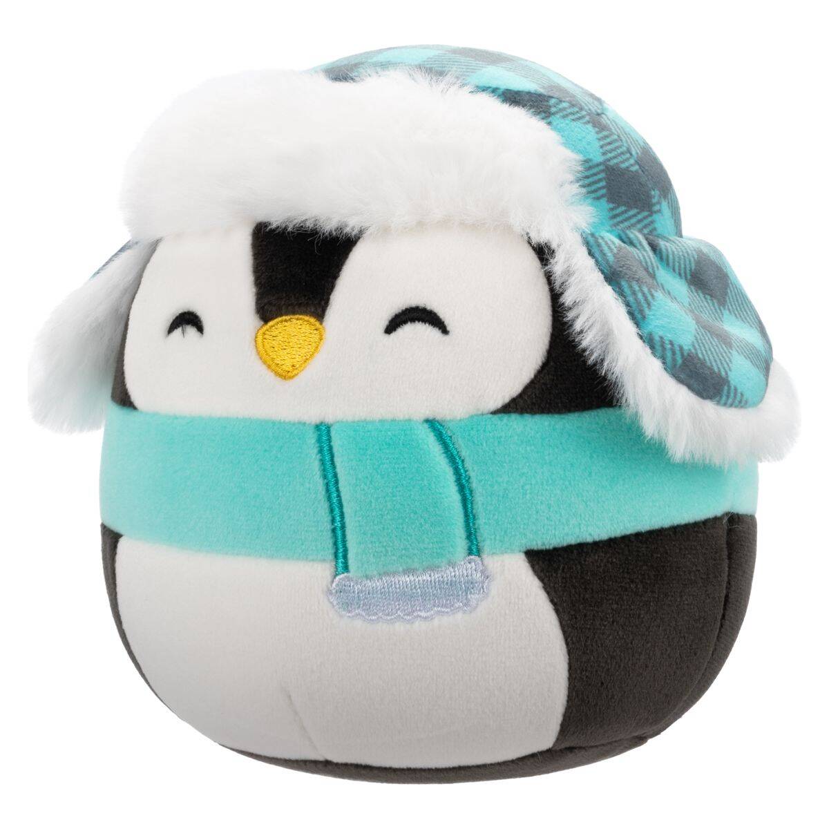 Squishmallows Luna pingvin s kapo in šalom 19 cm
