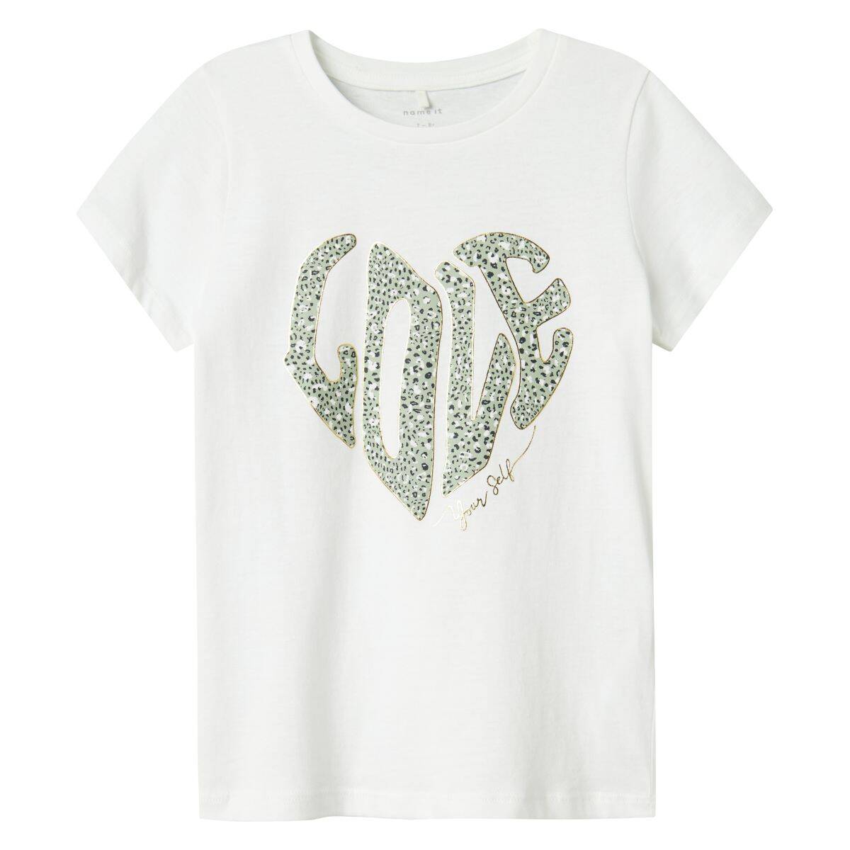 NAME IT majica KR 13244100 NKFHILLIP Ž Bijela 146/152