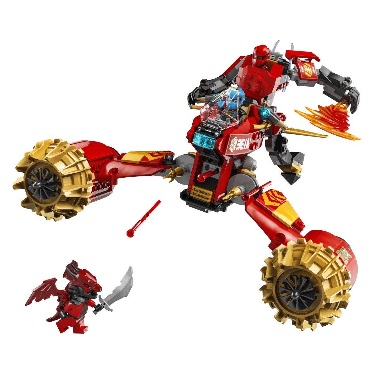 Lego® Ninjago® 71830 Kaijevo nevihtno robotsko vozilo