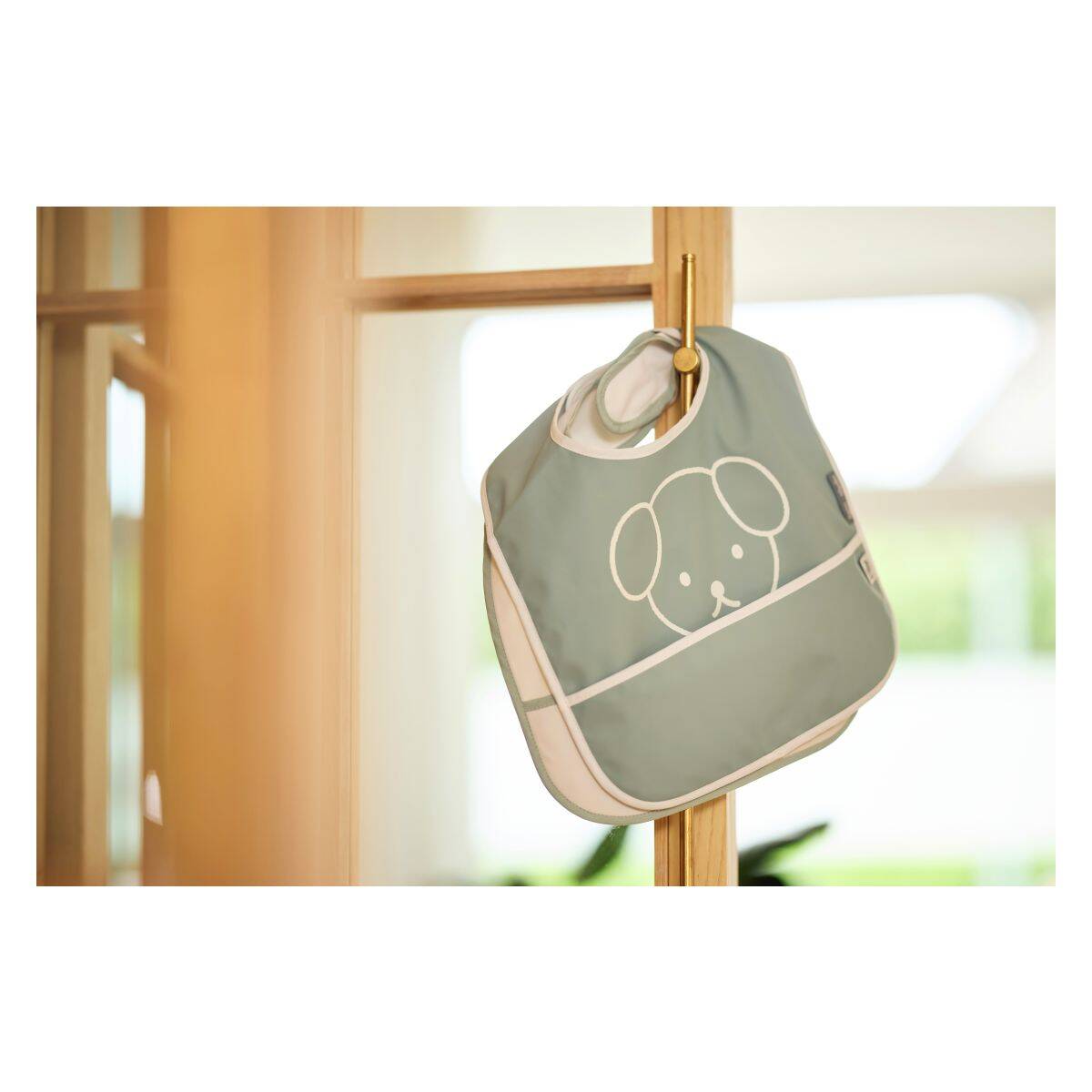 Jollein slinček nepremočljivi 2/1 Miffy Peekaboo sea green