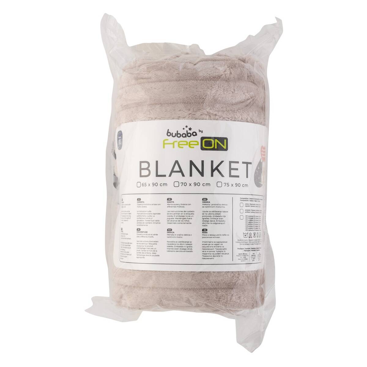 BUBABA BY FREEON dekica Cuddle binky 70x90 cm beige