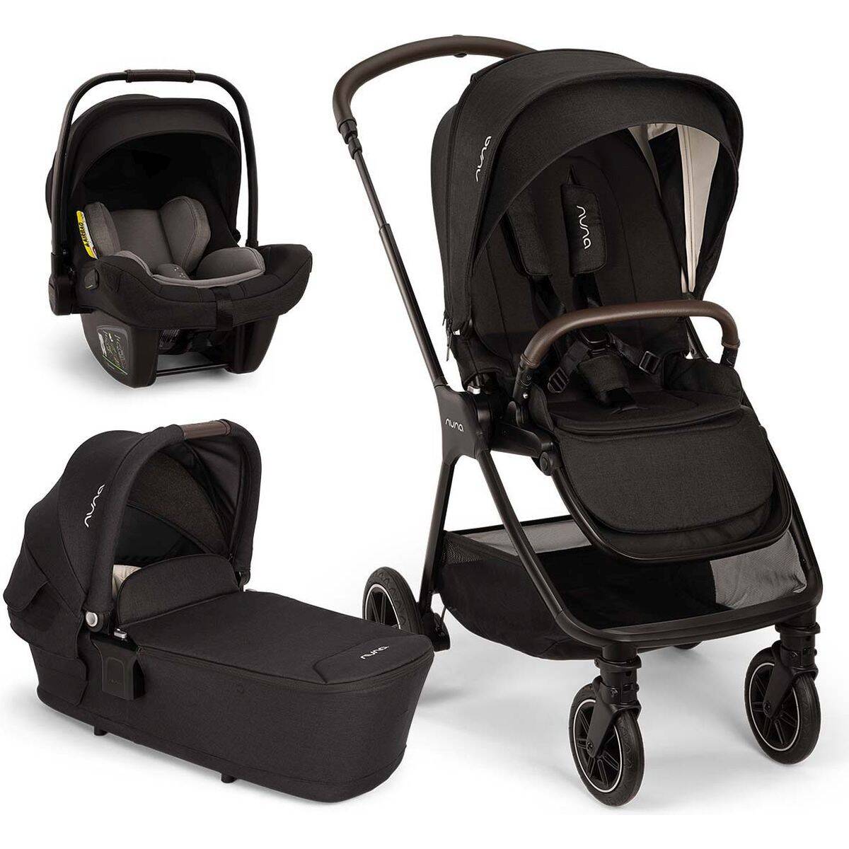 Nuna® Voziček 3v1 Pipa Next Triv Next caviar