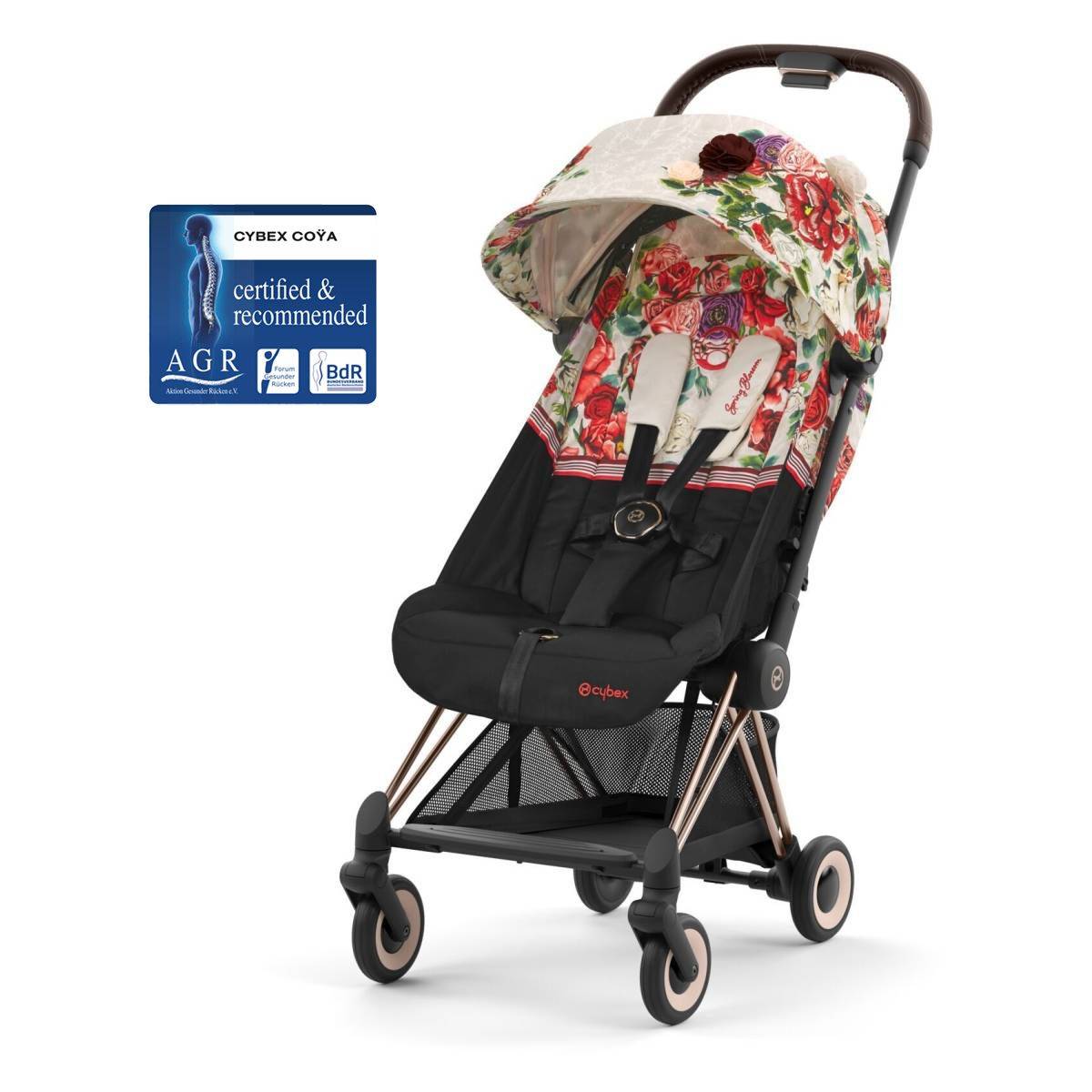 CYBEX Kišobran kolica Spring Blossom Coya Platinum light beige