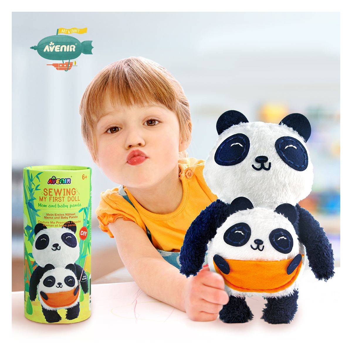 Avenir šivanje moje prve lutke - panda