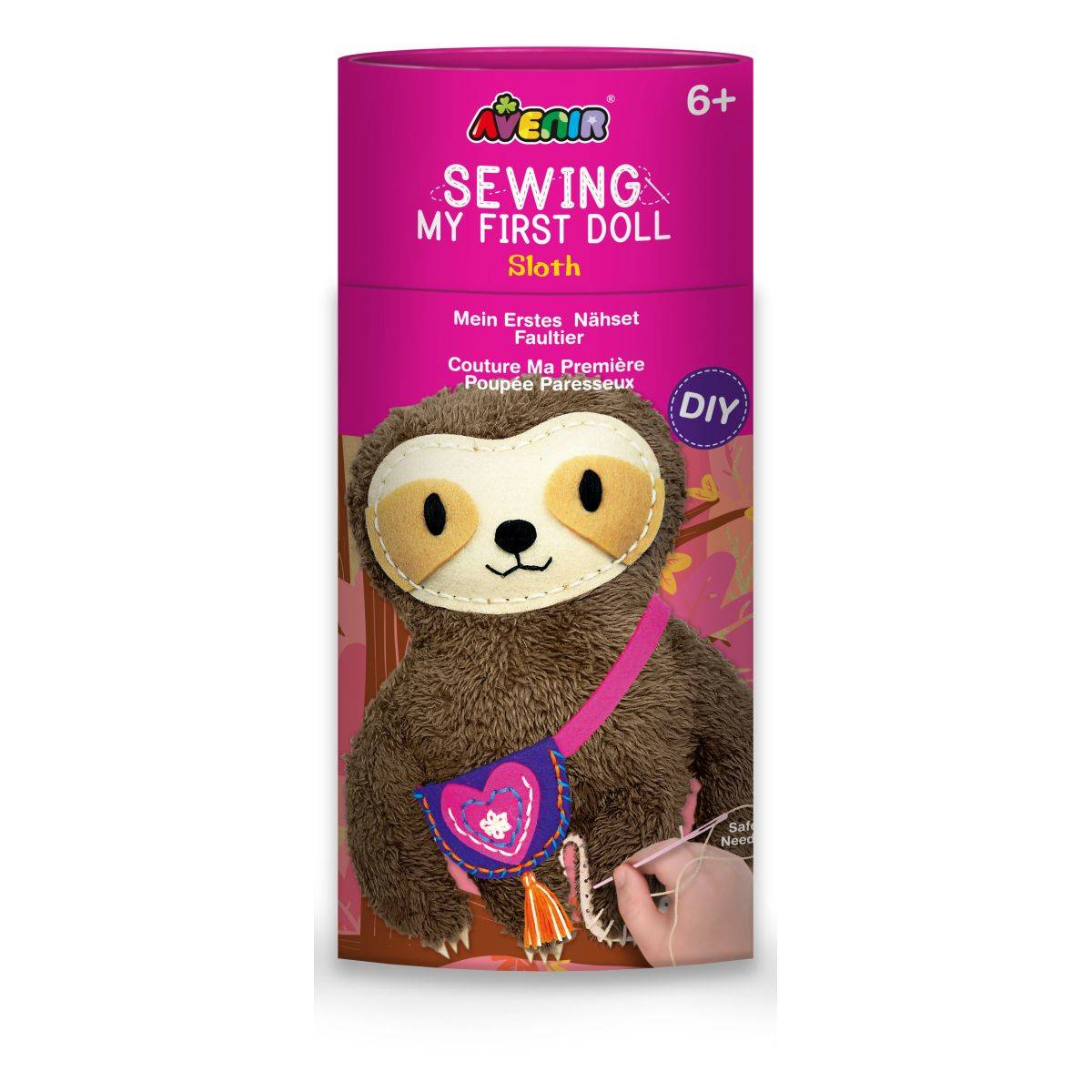 Avenir šivanje moje prve lutke - lenivec
