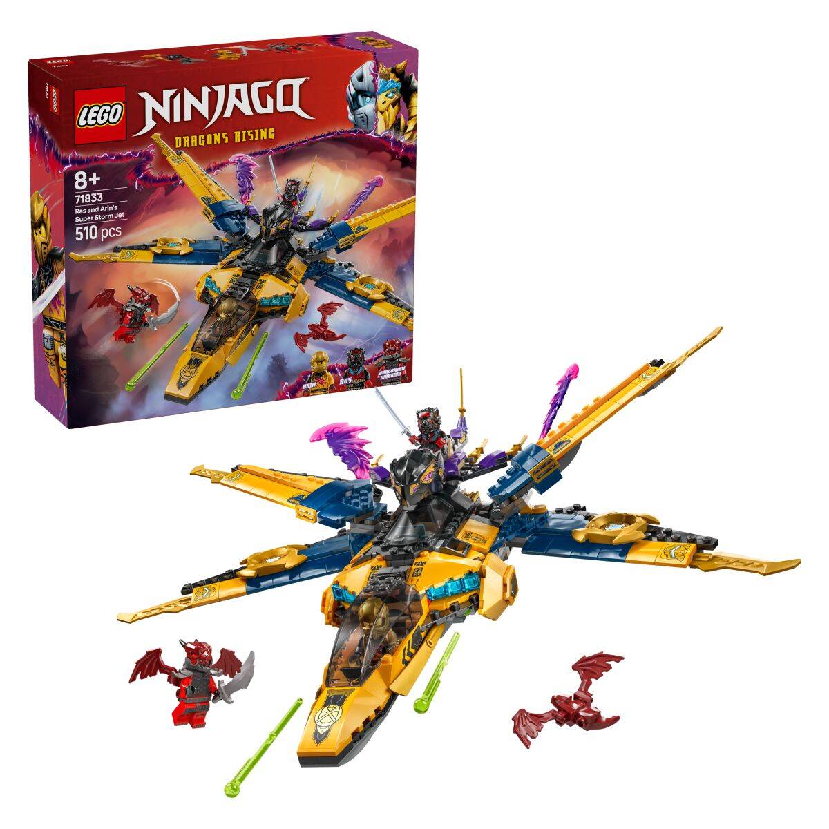 Lego® Ninjago® 71833 Rasov in Arinov super nevihtni reaktivec