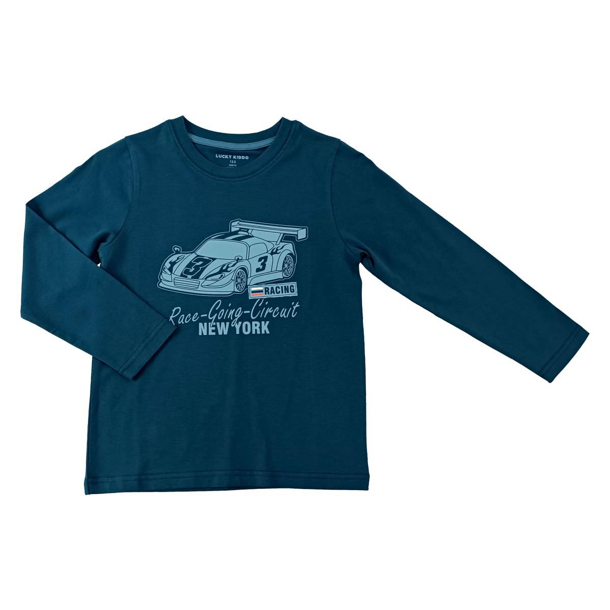 Lucky Kiddo majica DR LK-KBT LS 2_22_4 F Modra 98