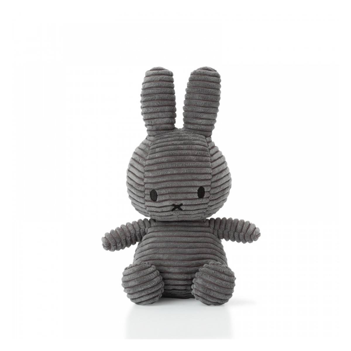 Miffy zajček mehka igrača Corduroy - Grey - 23 cm
