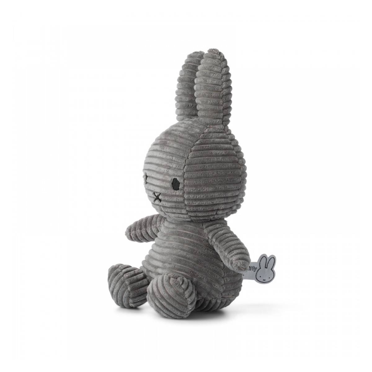 Miffy zajček mehka igrača Corduroy - Grey - 23 cm