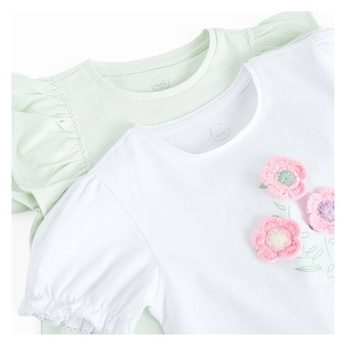 COOL CLUB majica 2 kom KR CCG3011247-00 Ž Šareno 122