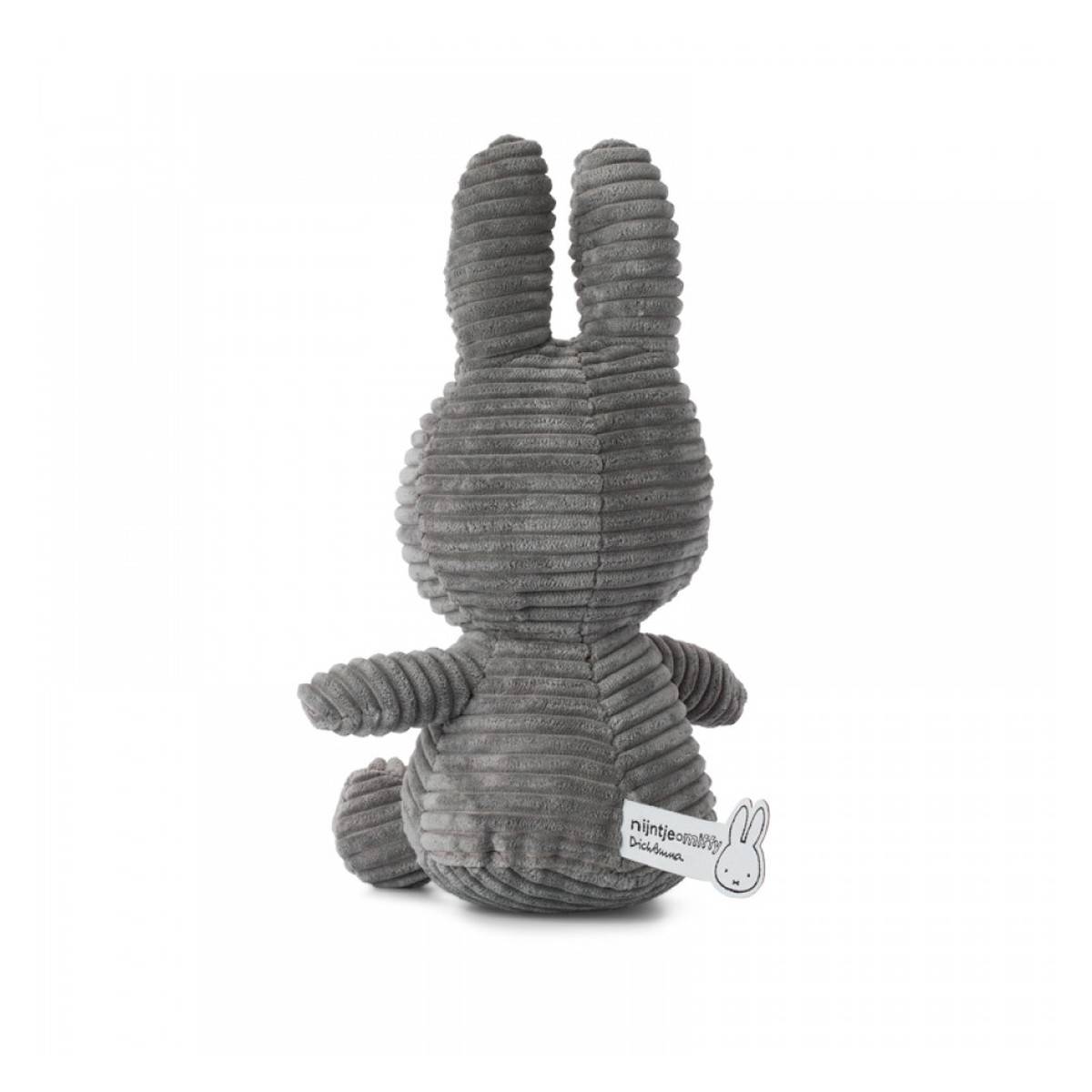 Miffy zajček mehka igrača Corduroy - Grey - 23 cm