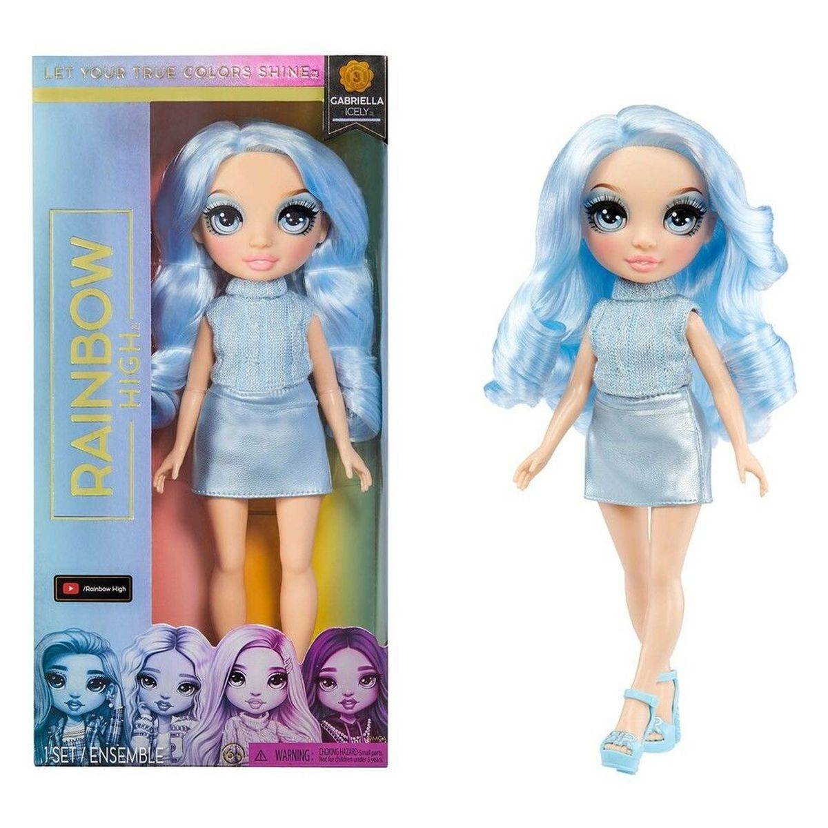 Rainbow High modna punčka sort.
