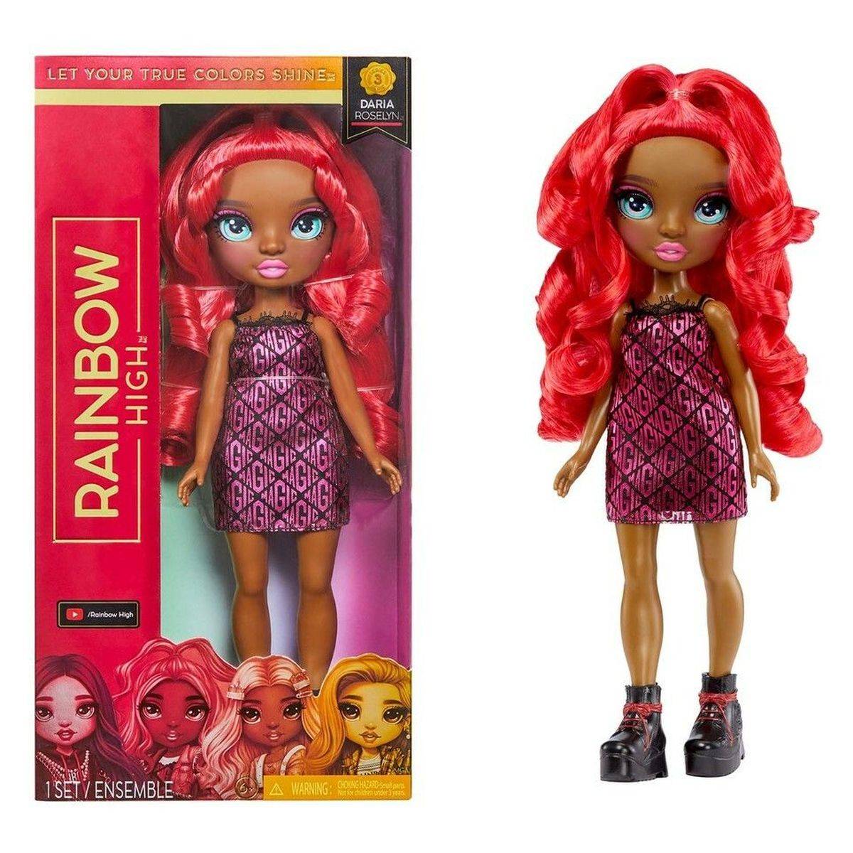 Rainbow High modna punčka sort.