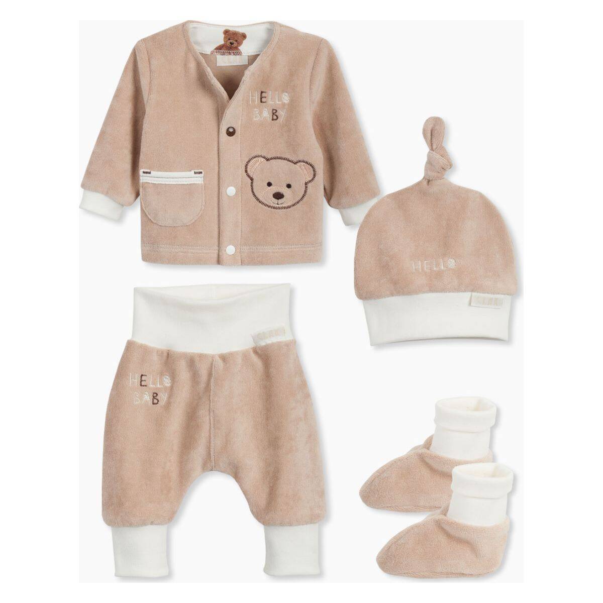 CLAR komplet za izlazak iz rodilišta DR DH 07118 U Bež 62