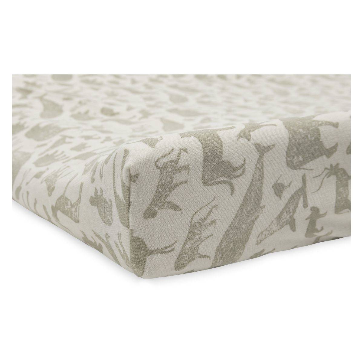 Jollein prevleka za previjalno blazino 50x70cm animals olive green