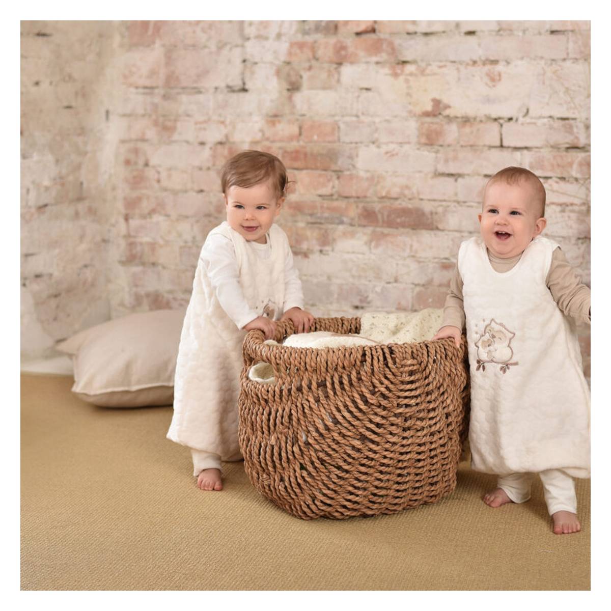 KENGURU GOLD vreća za spavanje s nogavicama TOG2, "Popcorn-owl", 6-24m KG2566