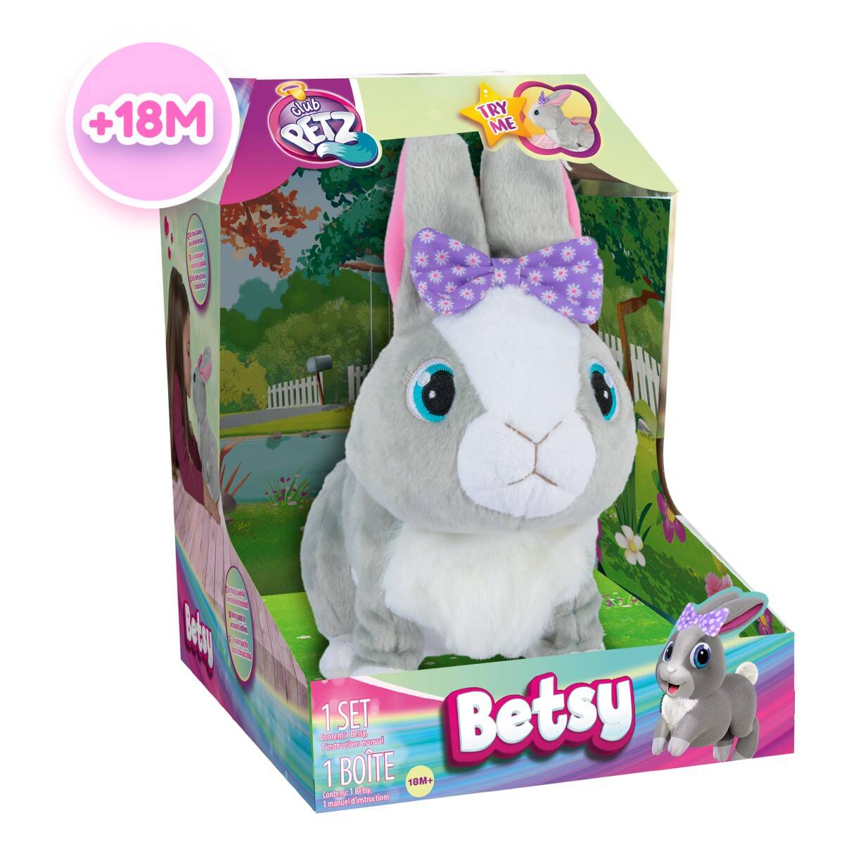 IMC TOYS pliš zečica betsy