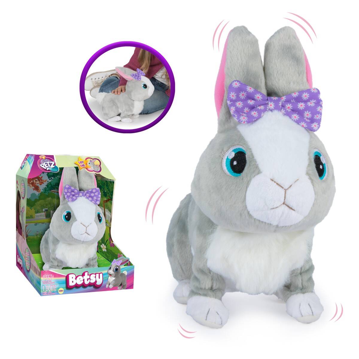 IMC TOYS pliš zečica betsy