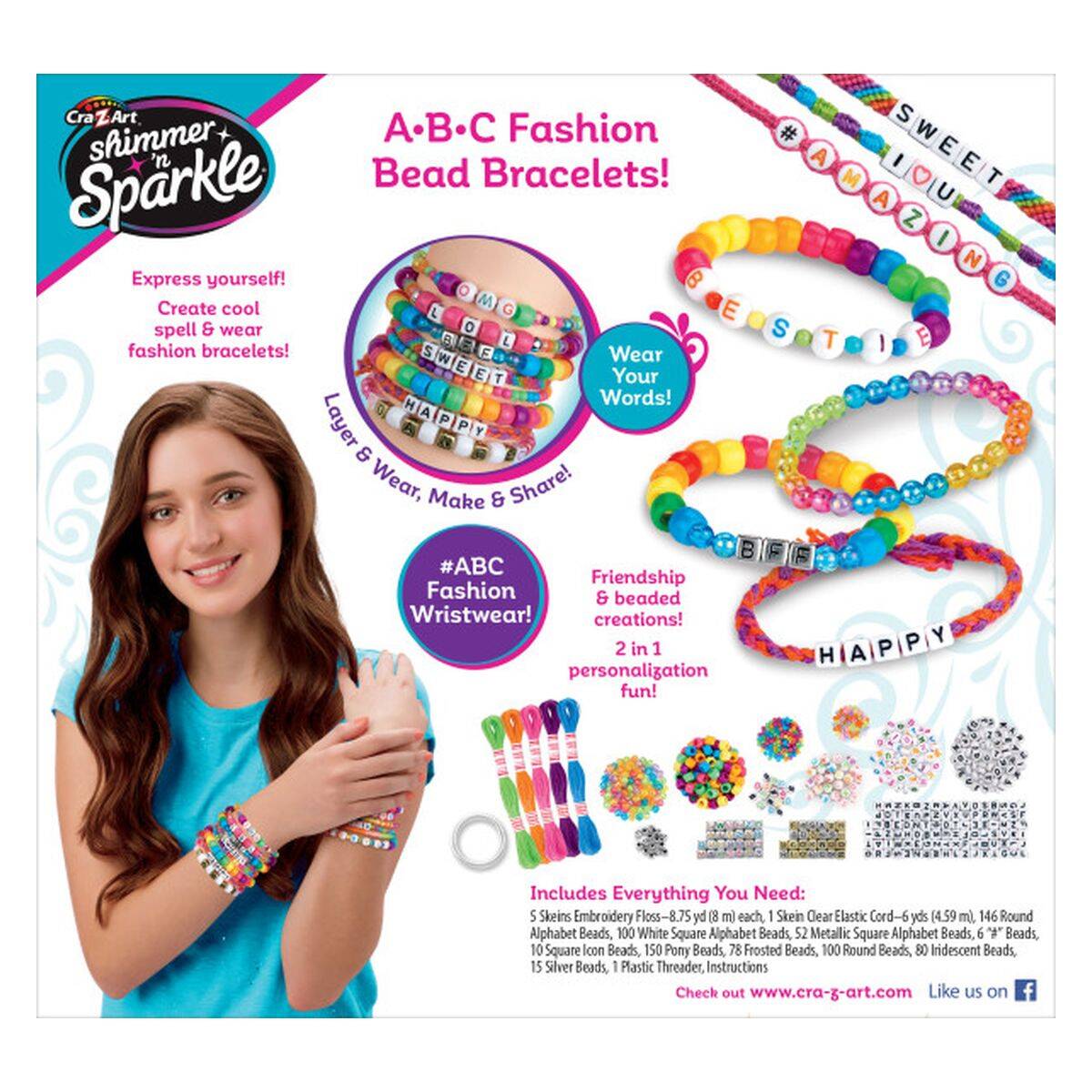 Crazart set za izdelavo zapesnic ABC Fashion BB