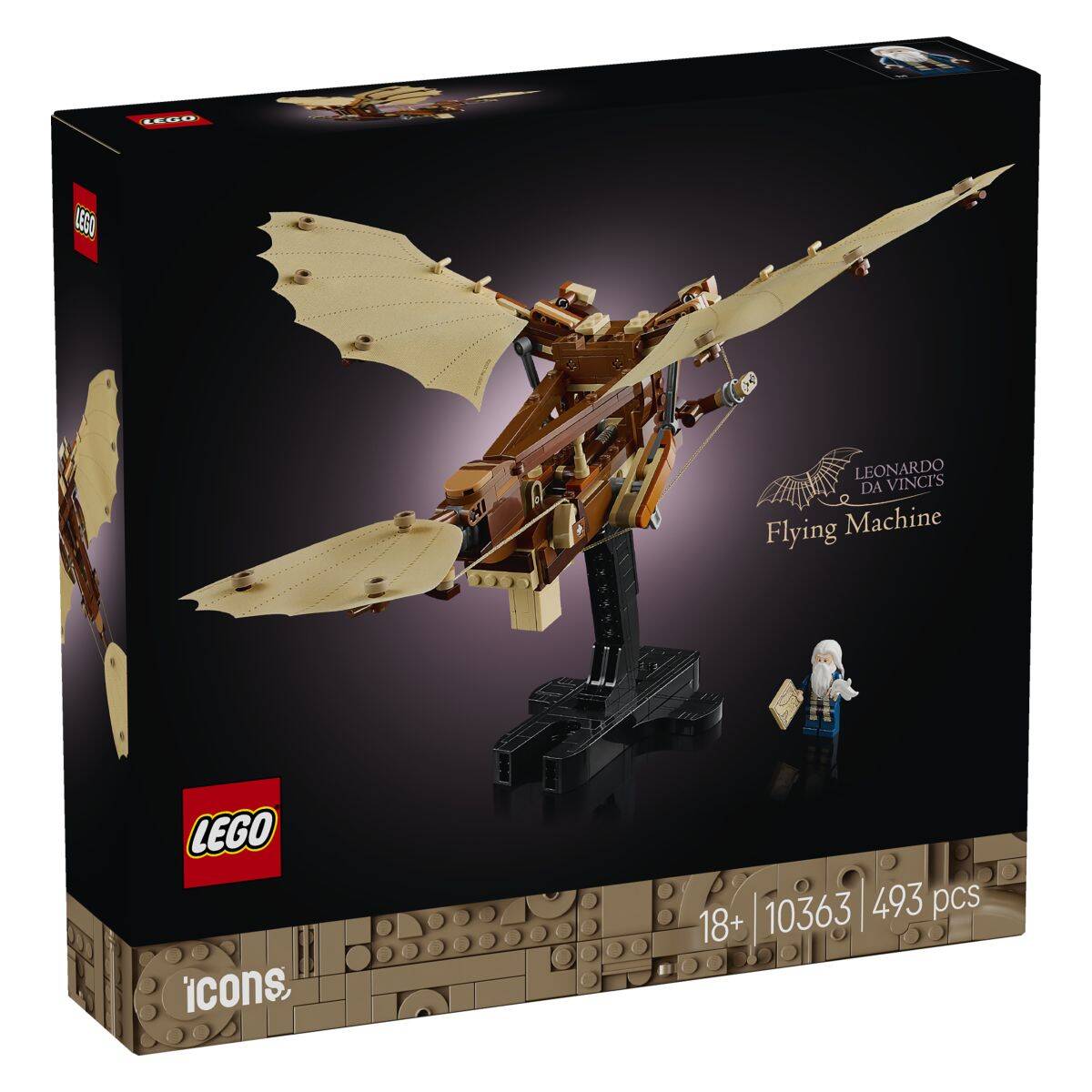 LEGO® ICONS 10363 Leteći stroj Leonarda da Vincija