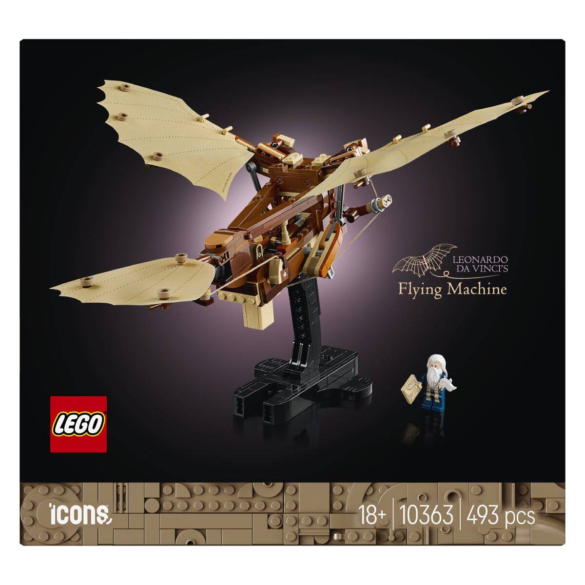 LEGO® ICONS 10363 Leteći stroj Leonarda da Vincija