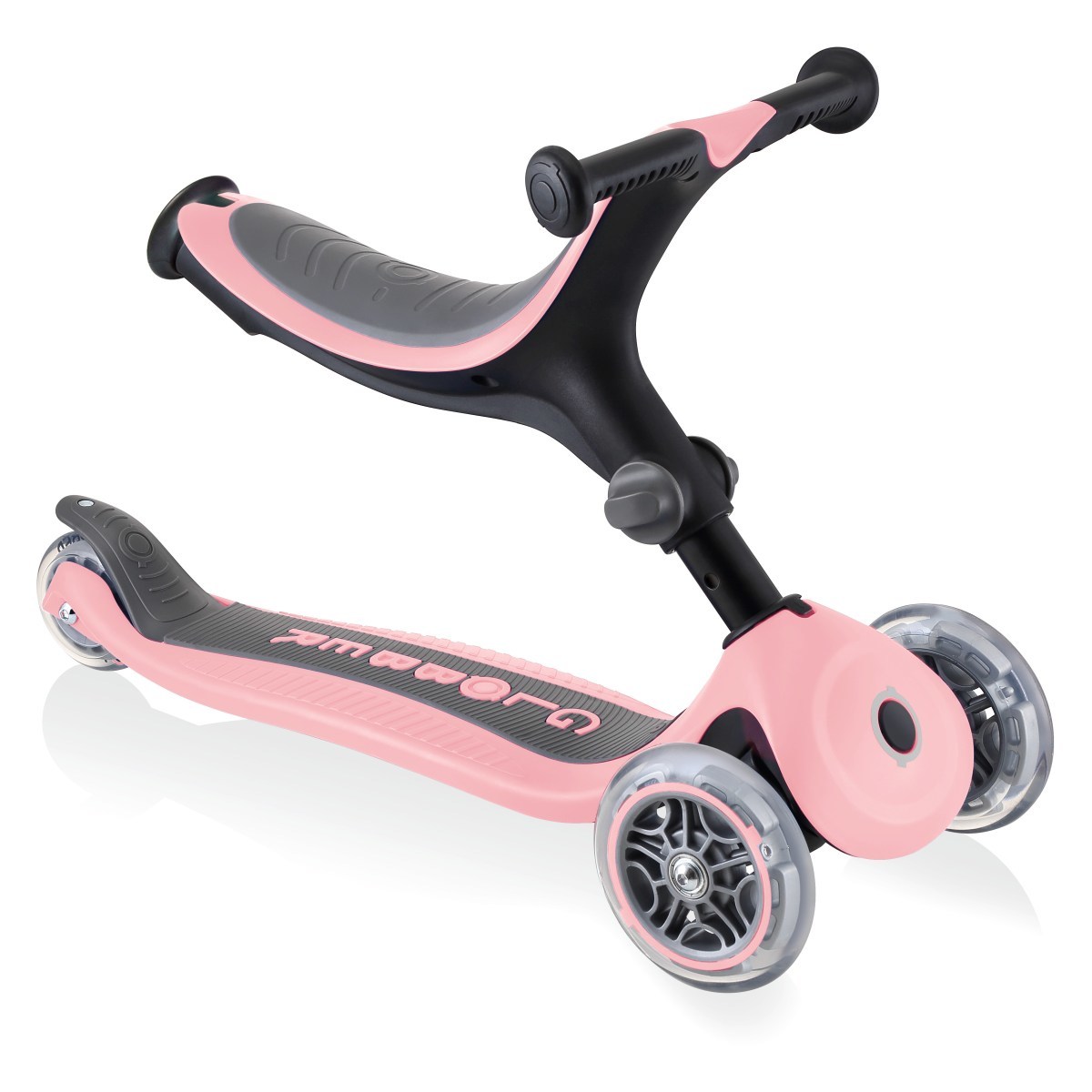 GLOBBER romobil GO UP Plus sklopivi pastelno rozi 641-210