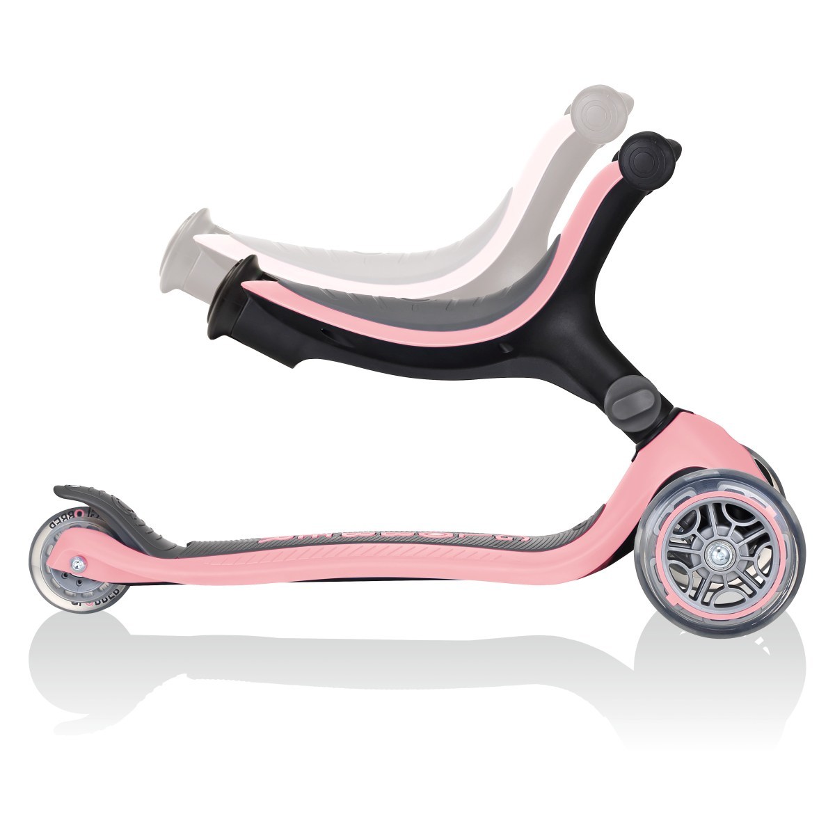 GLOBBER romobil GO UP Plus sklopivi pastelno rozi 641-210