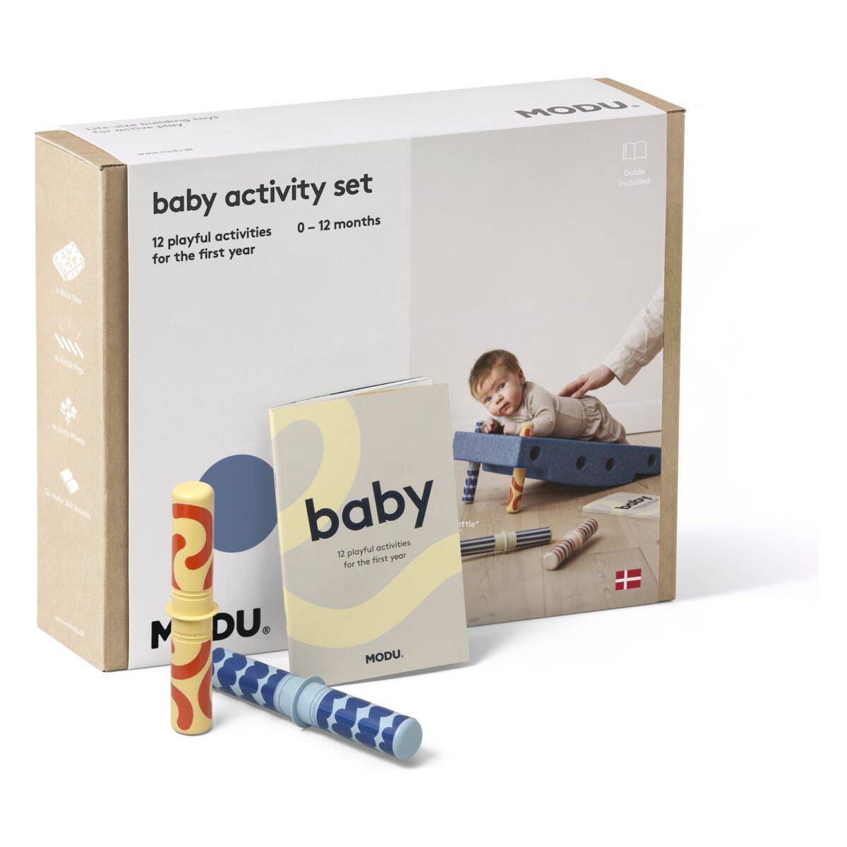 Modu Baby activity set, Deep Blue / Sky Blue