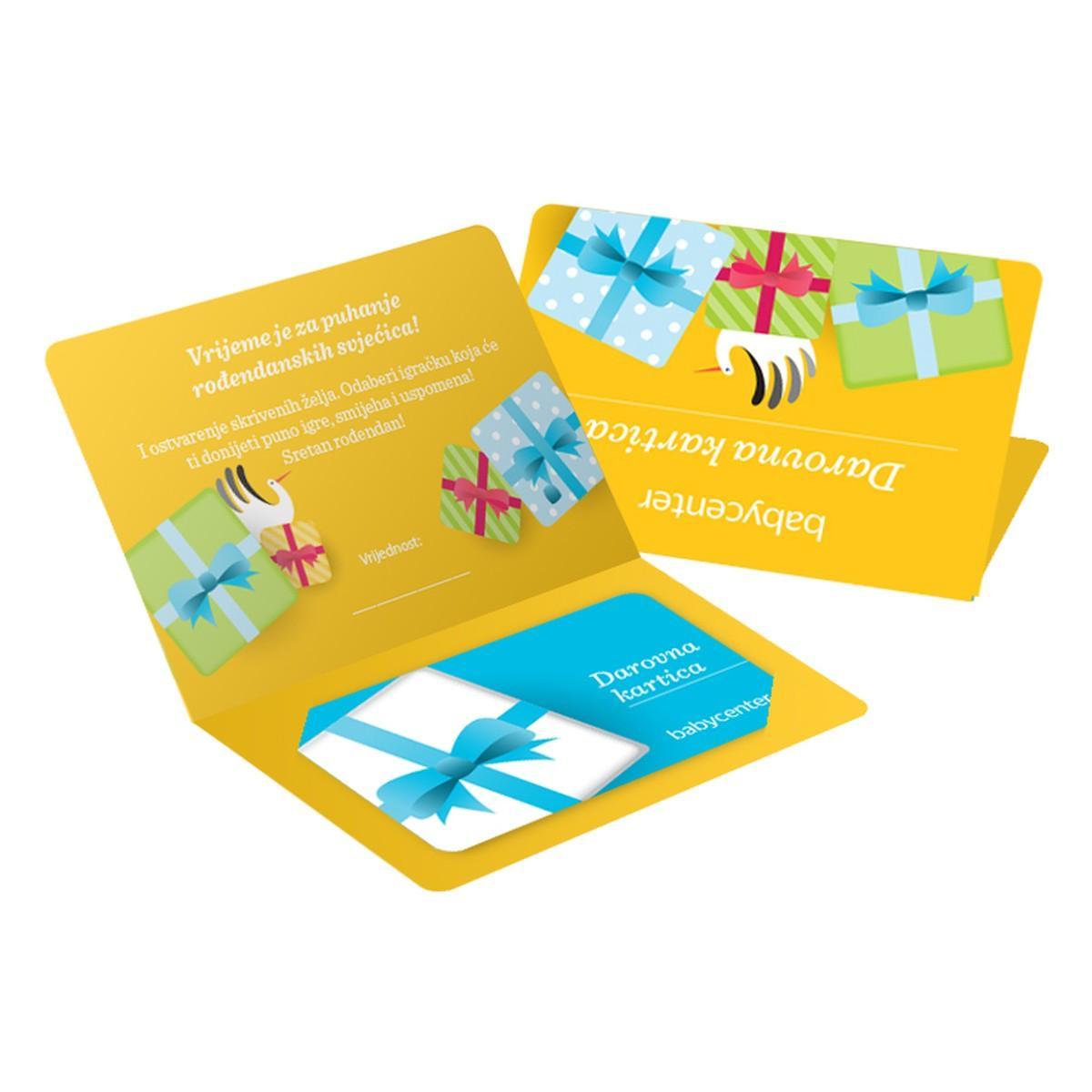 BABY CENTER Poklon kartica 1000 kn Baby Center trgovina