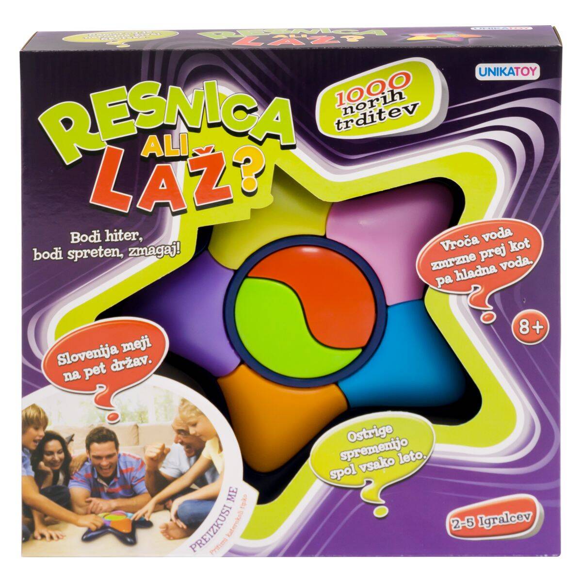 Unikatoy družabna igra Resnica ali laž 25684
