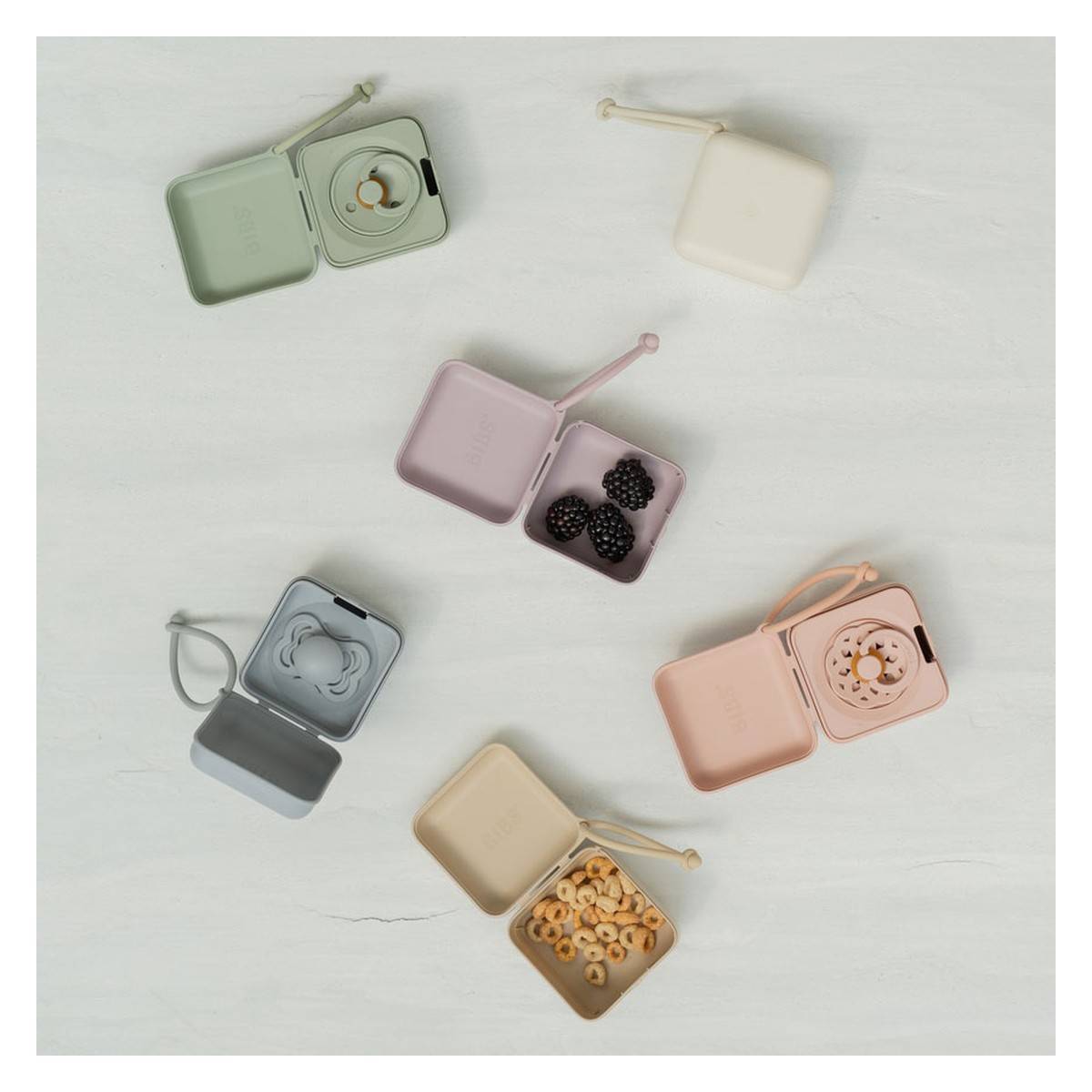 BIBS duda varalica - lateks kutija za dudu - Sage