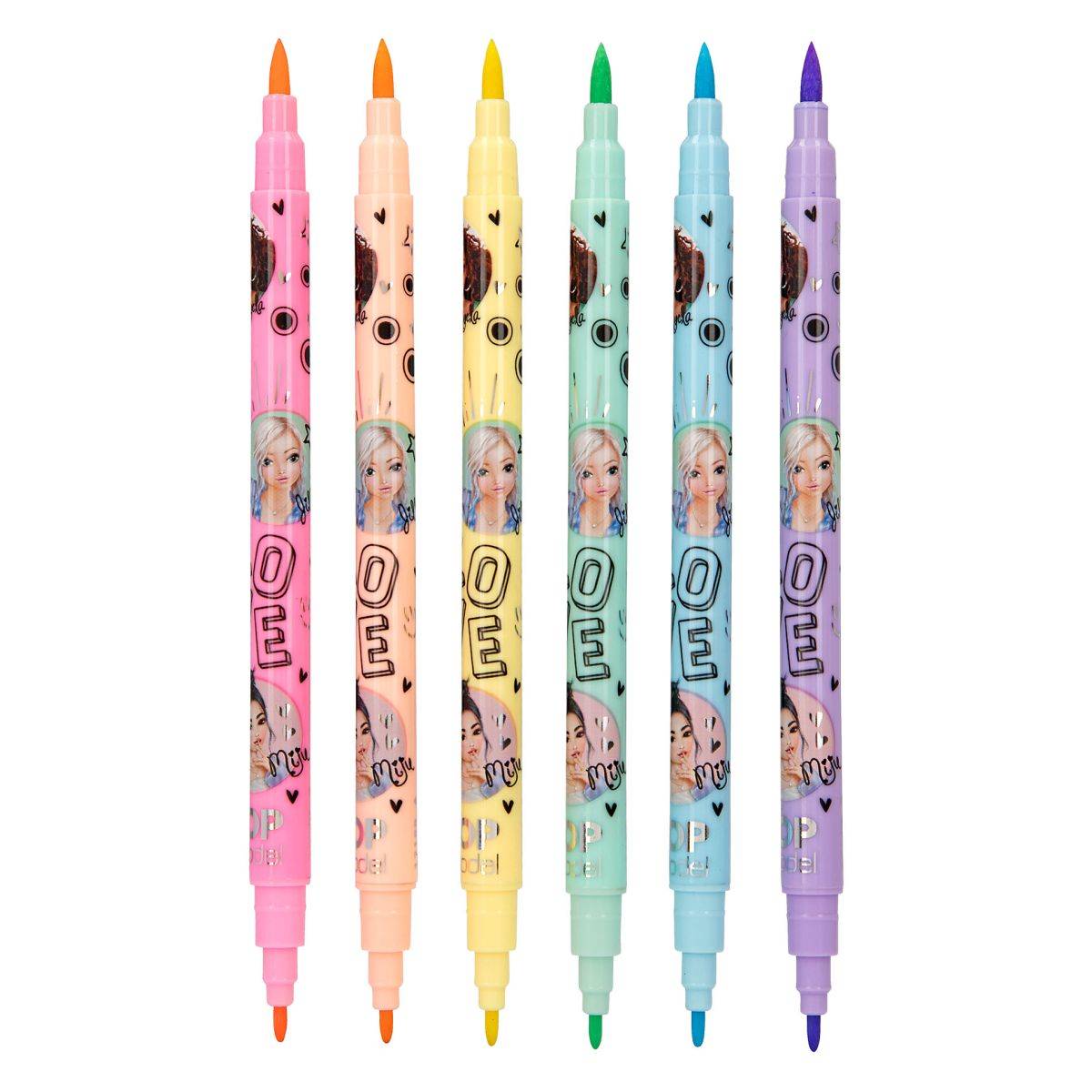 Top Model pastelni flomasteri set