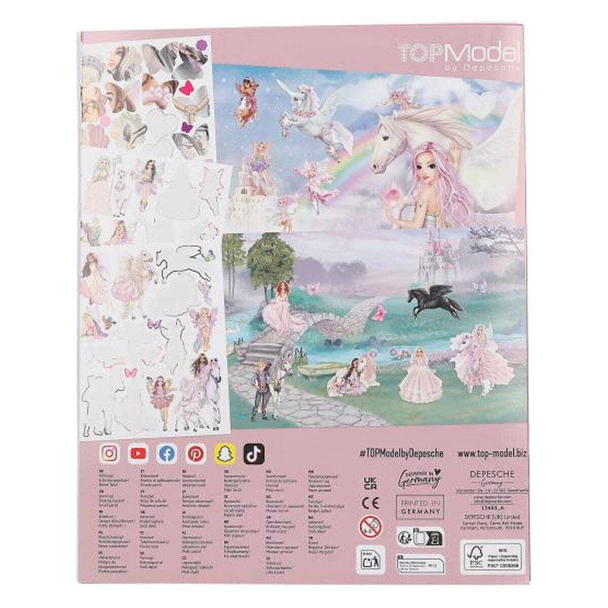 Top Model Stickerworld nalepke VIVA VIOLET