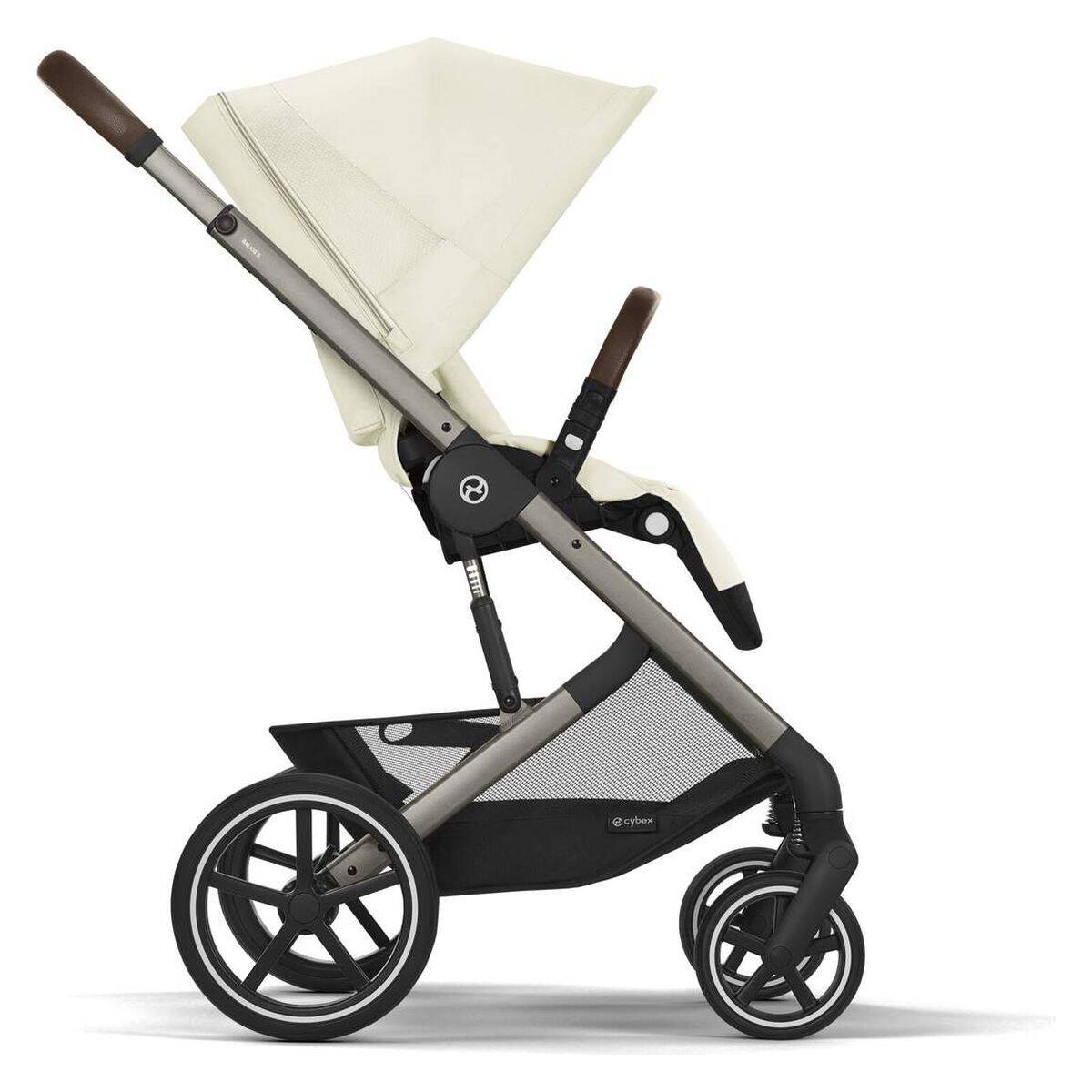 Cybex Ogrodje s sedežno enoto Balios S Lux seashell beige, light beige
