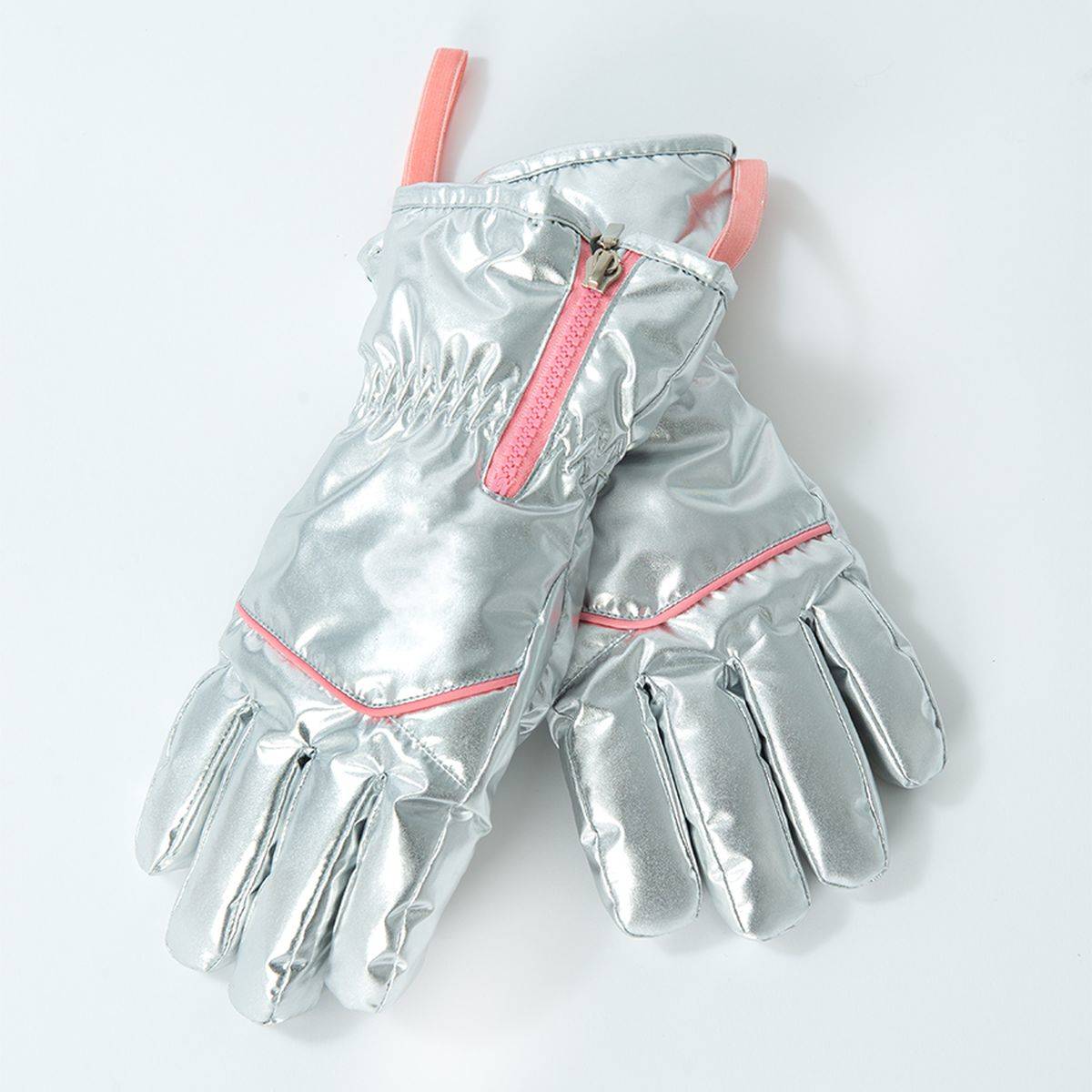 Cool Club ski rokavice 5 prstov CAG2732954 D Srebrna 122