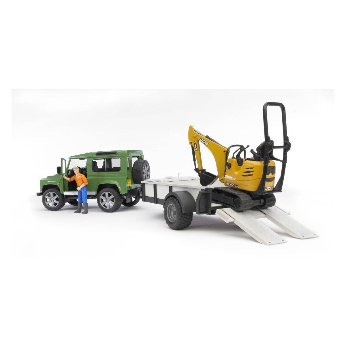 Bruder Land Rover Defender s prikolico